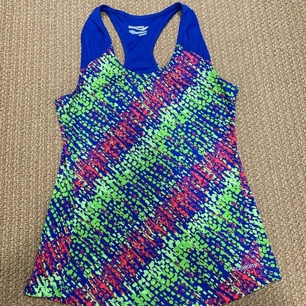 Fun Saucony Athletic Tank Top Medium